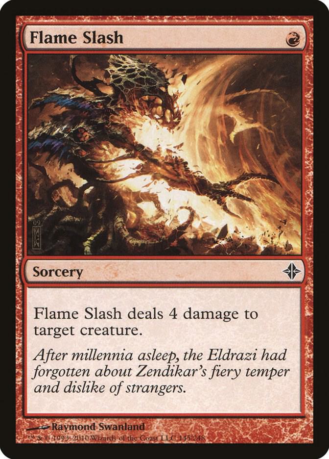 Flame Slash (Rise of the Eldrazi)  - Foil | Good Games North