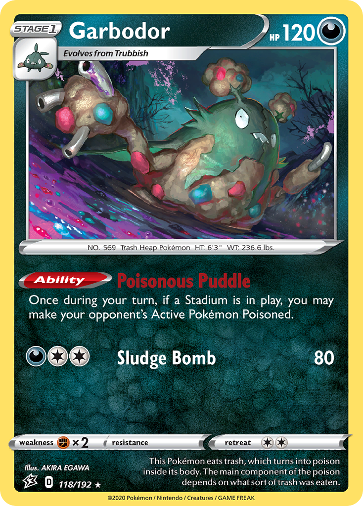 Garbodor (118/192) [Sword & Shield: Rebel Clash] | Good Games North
