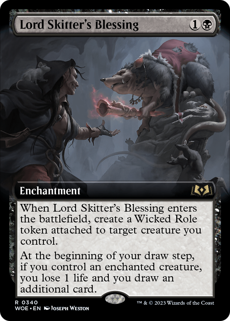 Lord Skitter's Blessing (Extended Art) [Wilds of Eldraine] | Good Games North