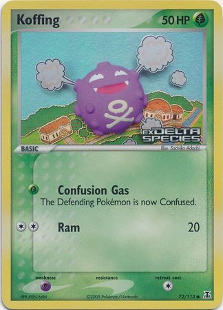 Koffing (72/113) (Stamped) [EX: Delta Species] | Good Games North