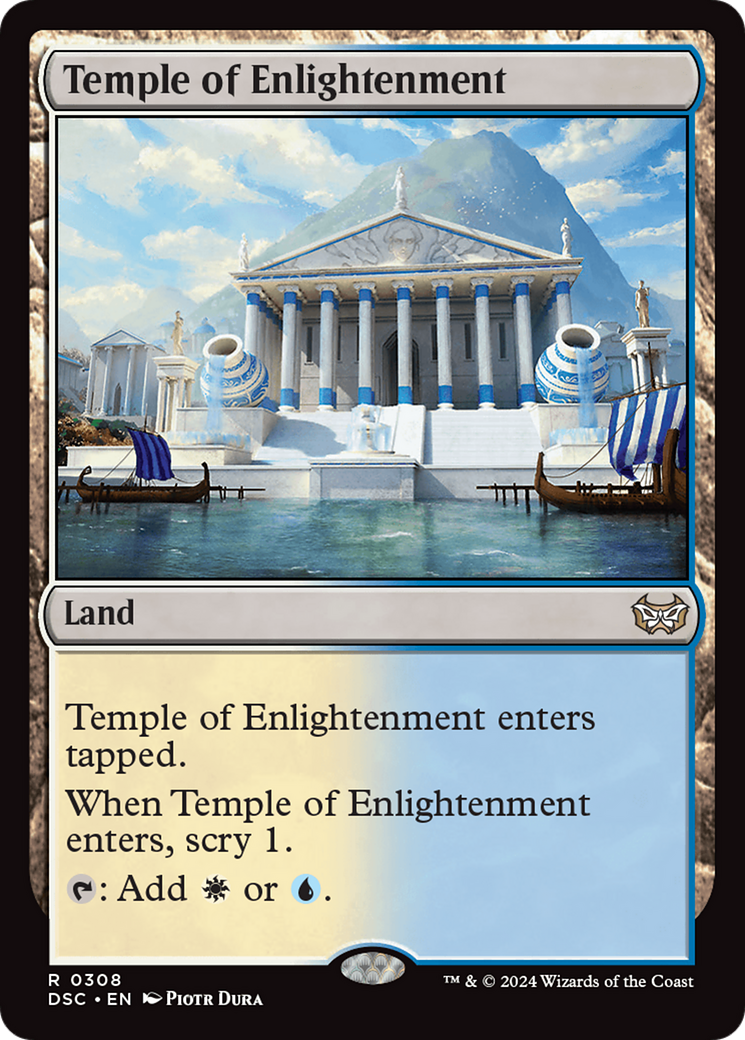 Temple of Enlightenment [Duskmourn: House of Horror Commander] | Good Games North