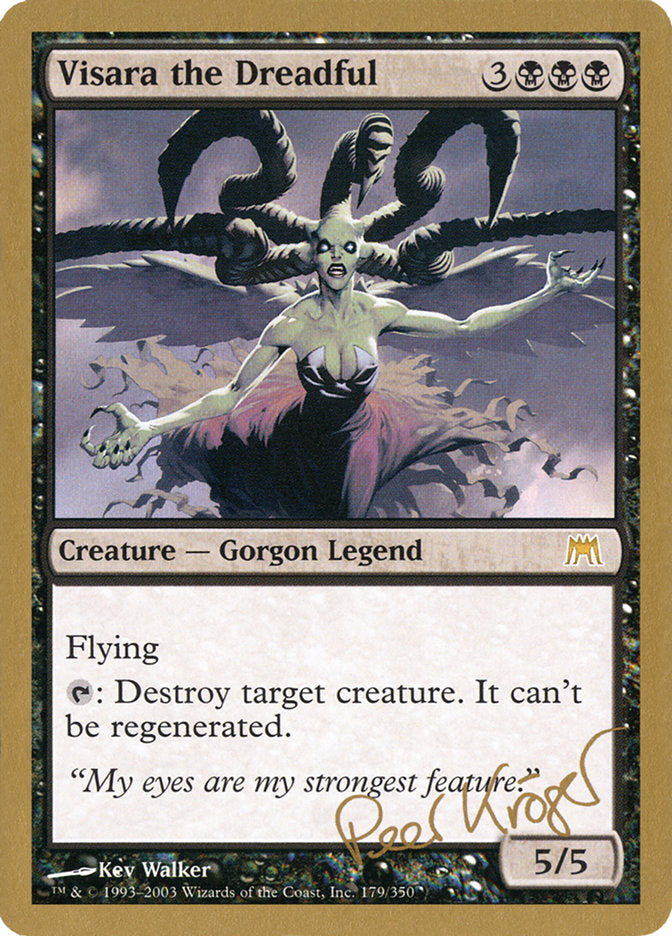 Visara the Dreadful (Peer Kroger) [World Championship Decks 2003] | Good Games North
