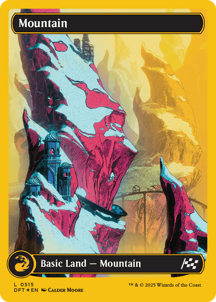 Mountain (0515) (First-Place Foil) [Aetherdrift] | Good Games North