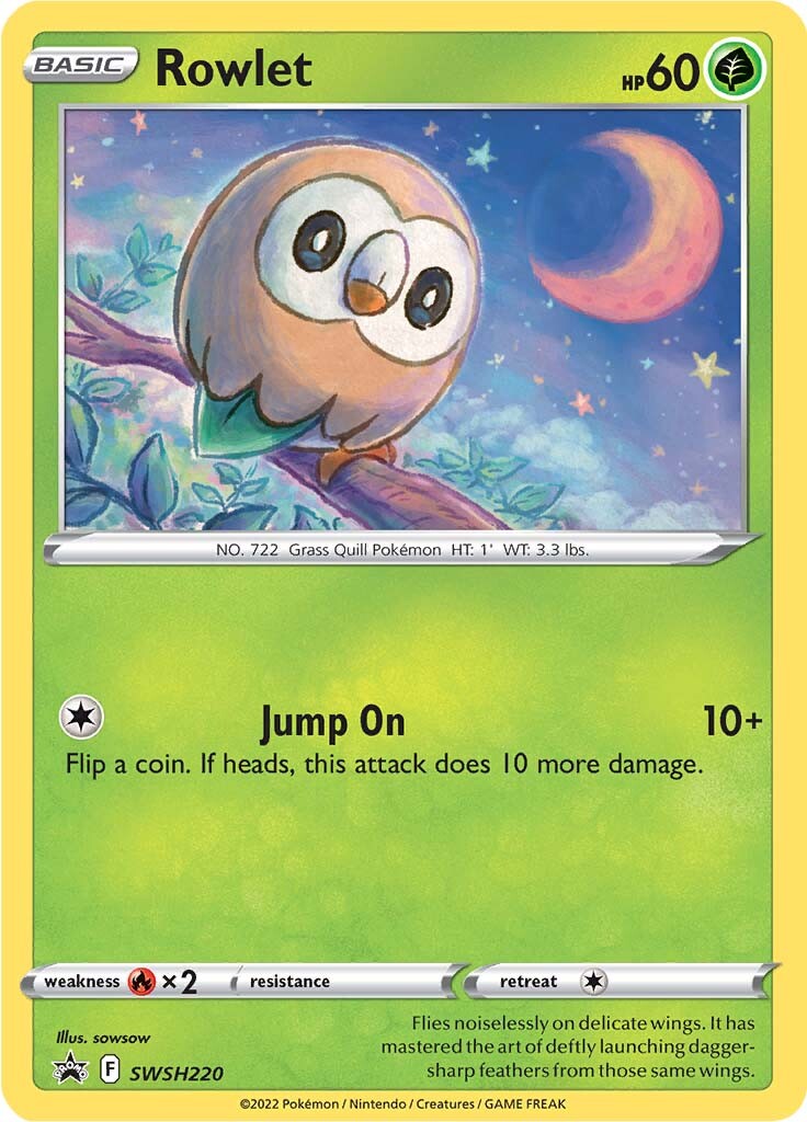Rowlet (SWSH220) [Sword & Shield: Black Star Promos] | Good Games North