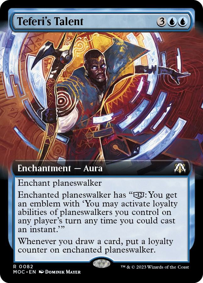 Teferi's Talent 82 (Commander: March of the Machine)  - Extended Art | Good Games North