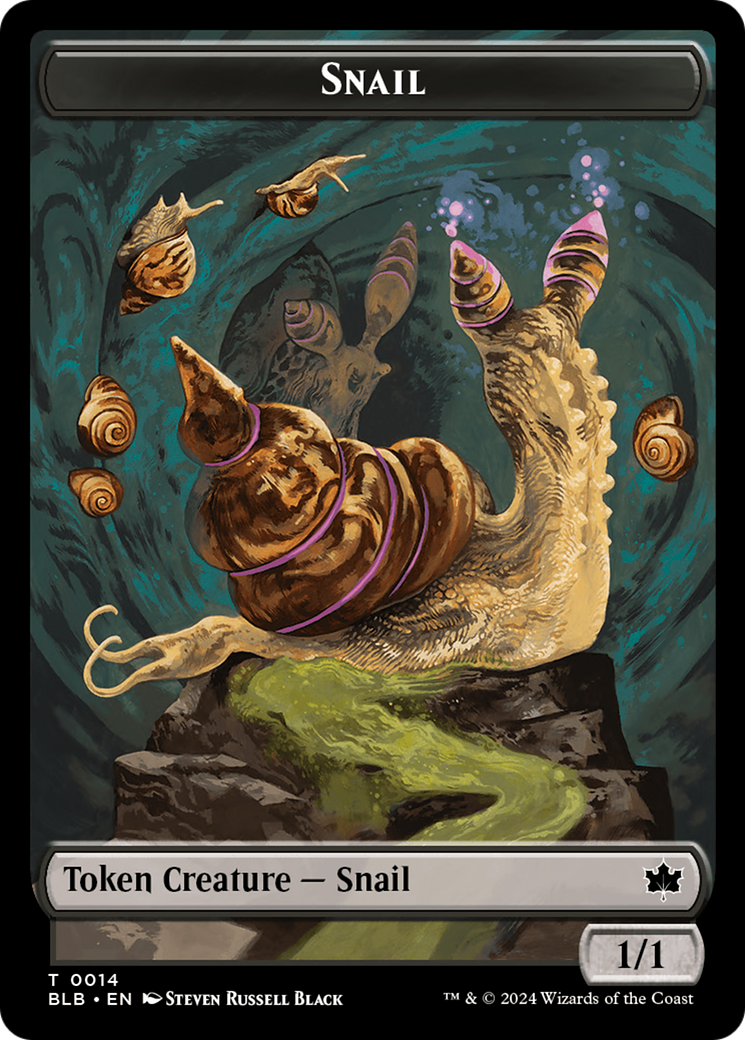 Snail Token [Bloomburrow Tokens] | Good Games North