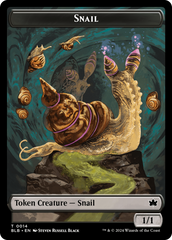 Snail // Thundertrap Trainer Double-Sided Token [Bloomburrow Tokens] | Good Games North