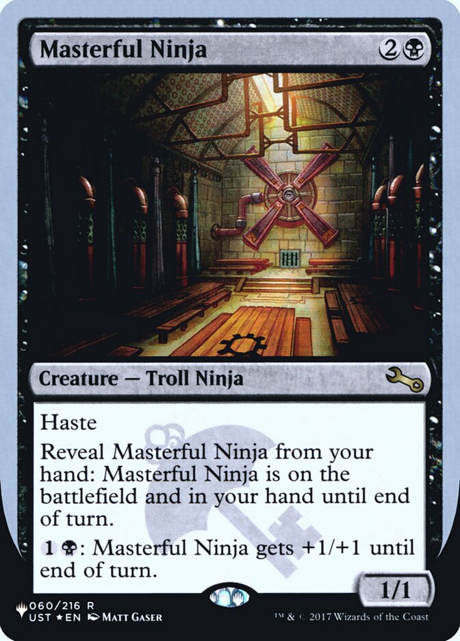 Masterful Ninja (Unfinity Foil Edition) [The List] | Good Games North
