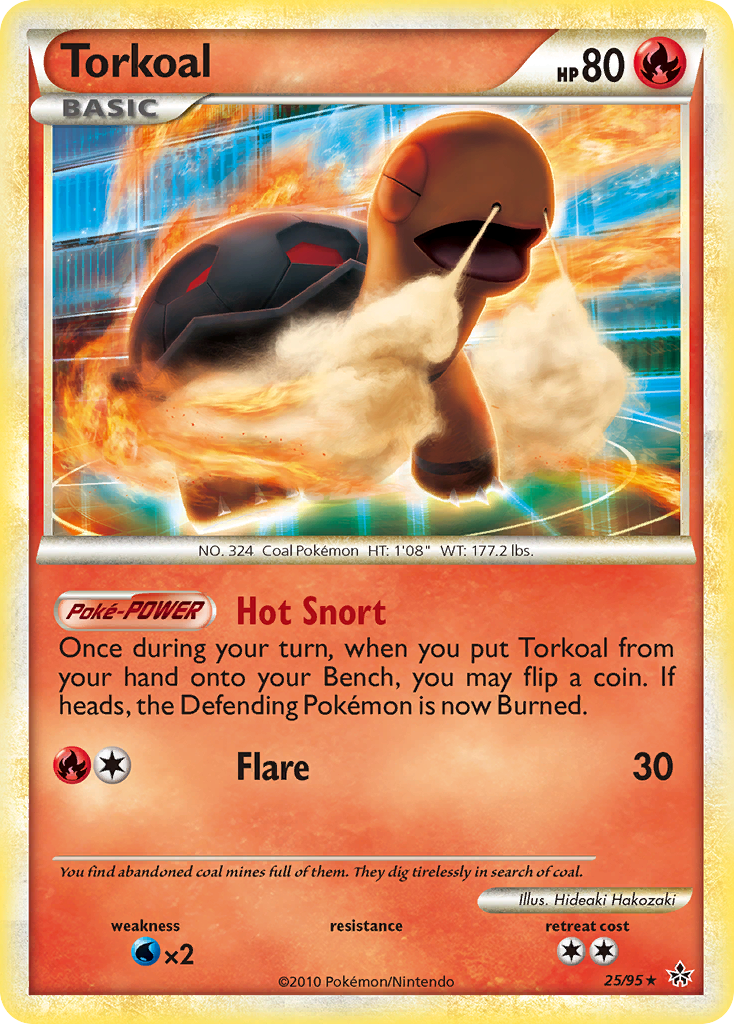 Torkoal (25/95) [HeartGold & SoulSilver: Unleashed] | Good Games North