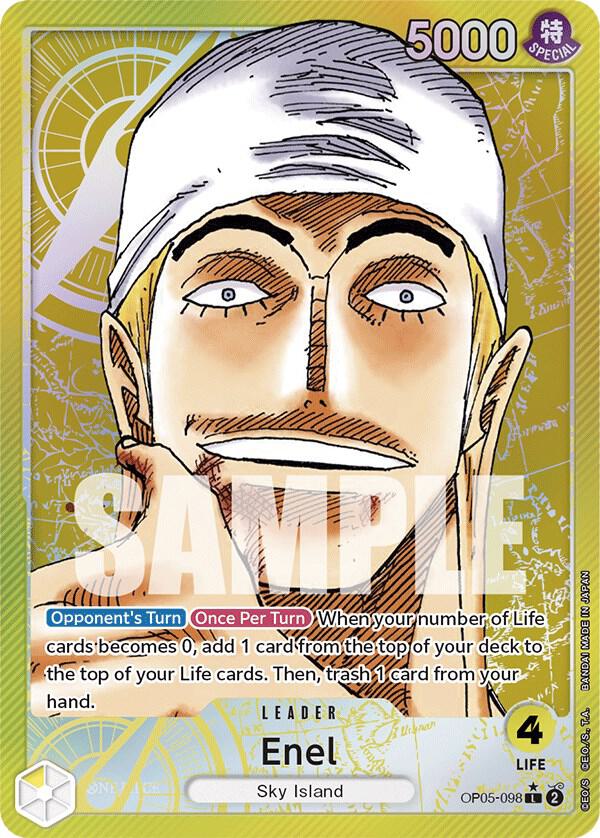 Enel OP05-098 (Awakening of the New Era)  - Alternate Art Foil | Good Games North