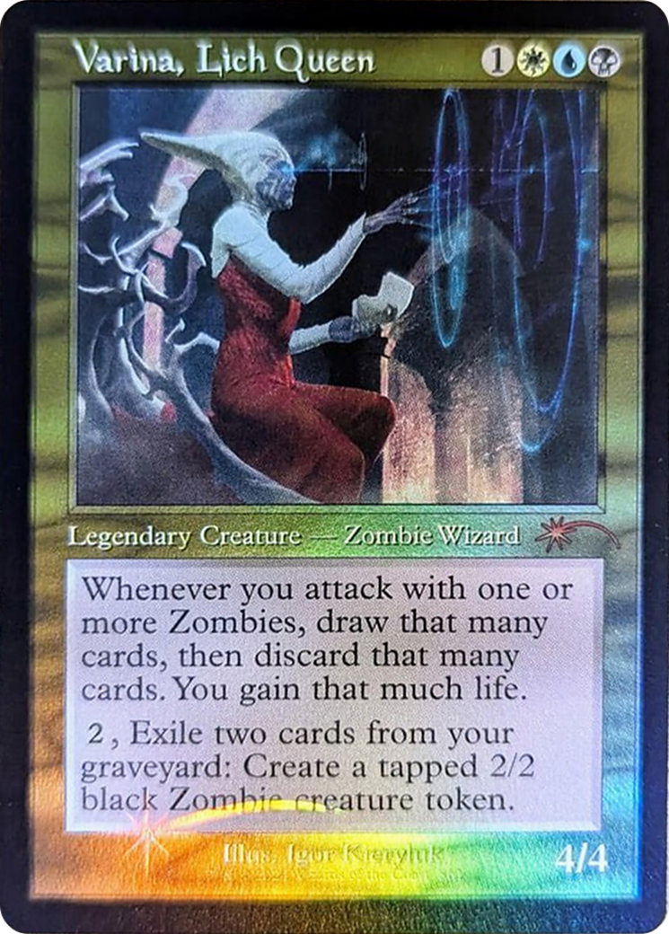 Varina, Lich Queen (Retro Frame) [Secret Lair Drop Series] | Good Games North