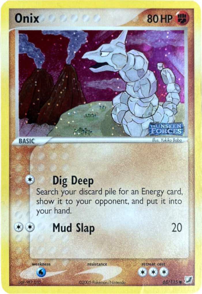 Onix (65/115) (Stamped) [EX: Unseen Forces] | Good Games North
