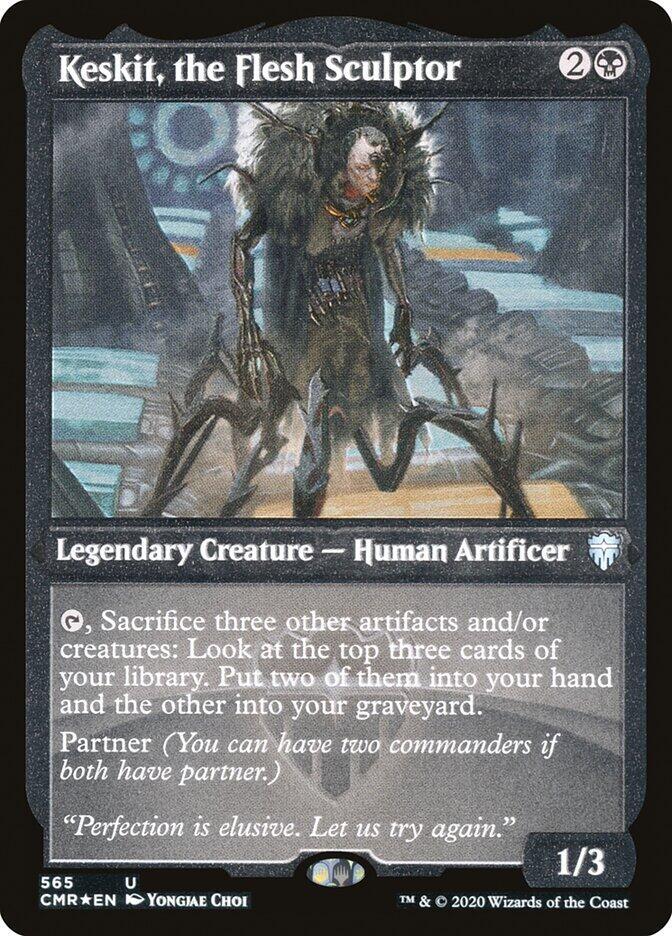 Keskit the Flesh Sculptor Foil Etched (Commander Legends)  - undefined | Good Games North