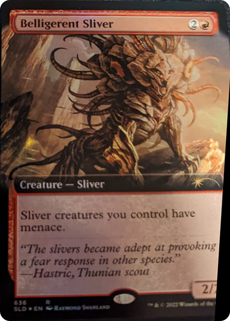 Belligerent Sliver (Extended Art) [Secret Lair Drop Series] | Good Games North
