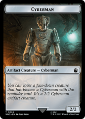 Alien Rhino // Cyberman Double-Sided Token [Doctor Who Tokens] | Good Games North