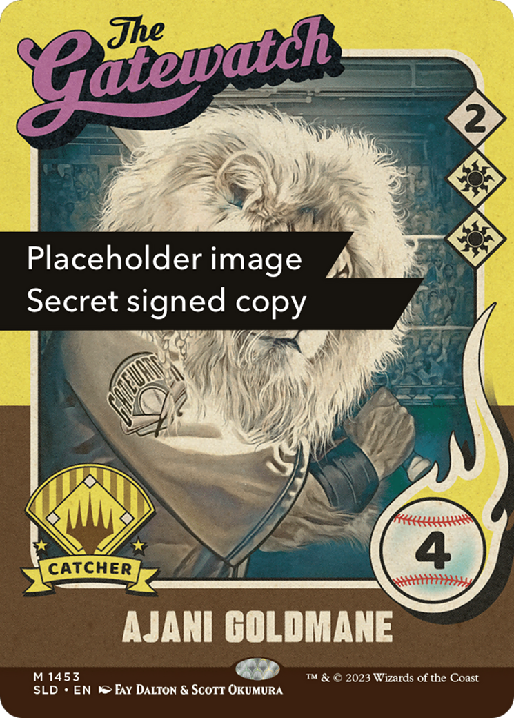 Ajani Goldmane (745) (Autographed) [Secret Lair Drop Series] | Good Games North