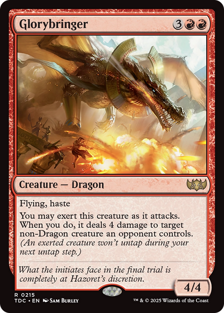 Glorybringer [Tarkir: Dragonstorm Commander] | Good Games North