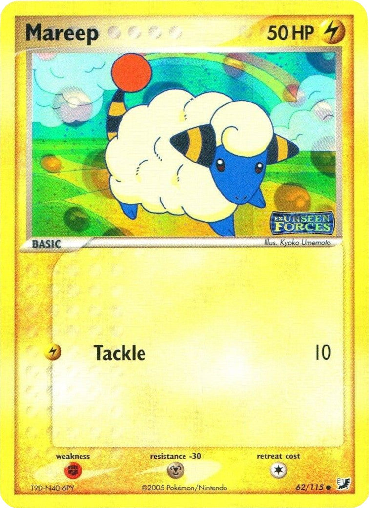 Mareep (62/115) (Stamped) [EX: Unseen Forces] | Good Games North