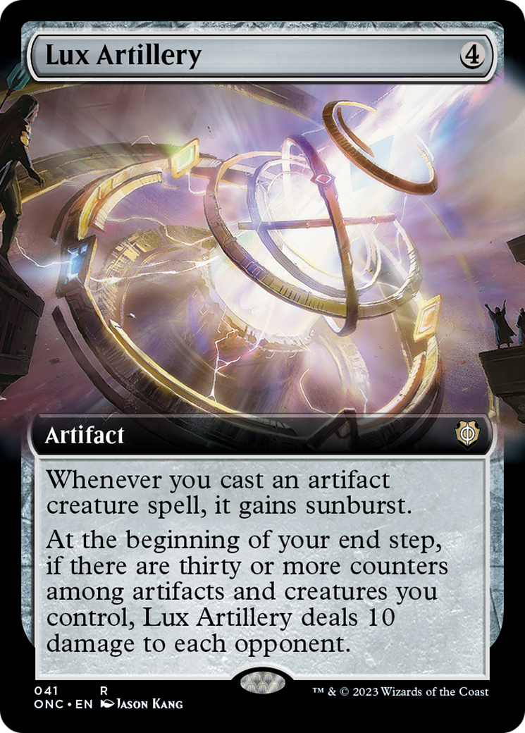 Lux Artillery (Extended Art) [Phyrexia: All Will Be One Commander] | Good Games North