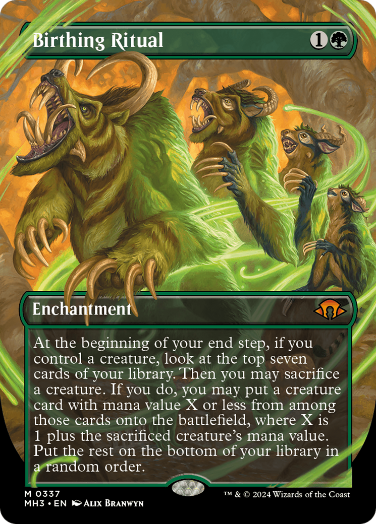 Birthing Ritual (Borderless) [Modern Horizons 3] | Good Games North