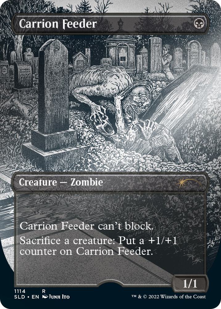 Carrion Feeder Borderless Foil Etched (Secret Lair Drop Series)  - undefined | Good Games North