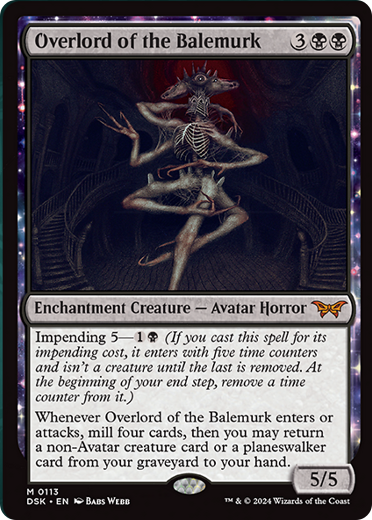 Overlord of the Balemurk [Duskmourn: House of Horror] | Good Games North