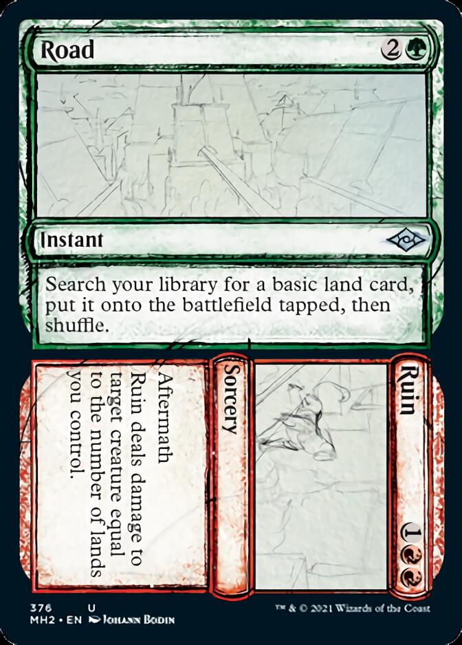 Road // Ruin (Sketch) [Modern Horizons 2] | Good Games North