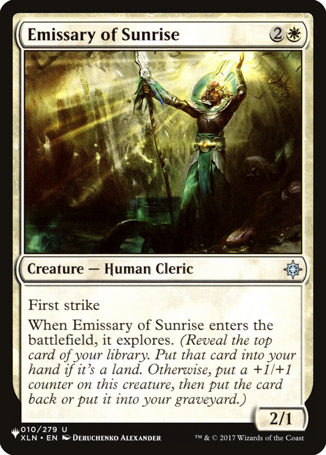 Emissary of Sunrise [The List] | Good Games North