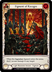 Figment of Ravages // Sekem, Archangel of Ravages (Marvel) [DTD008] (Dusk Till Dawn)  Cold Foil | Good Games North