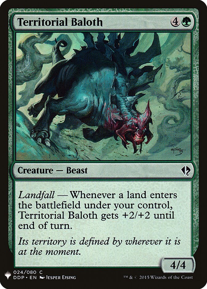 Territorial Baloth [Mystery Booster] | Good Games North