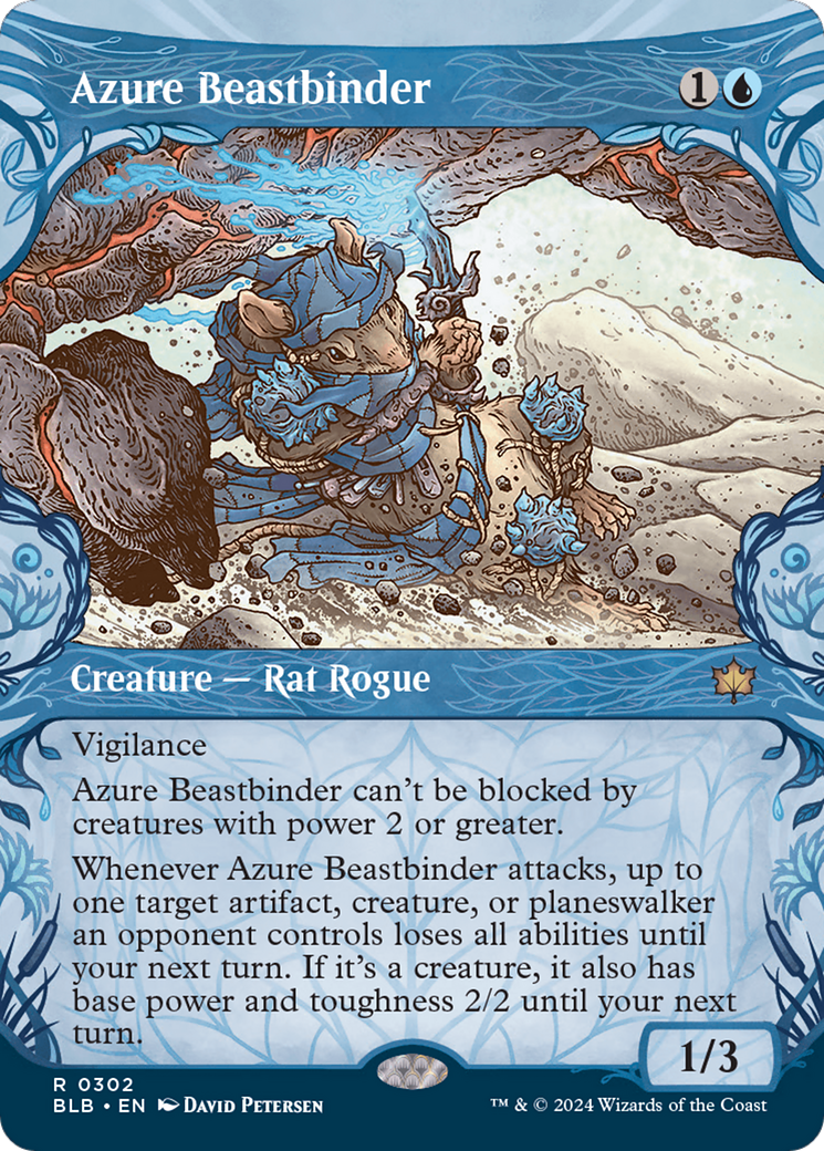 Azure Beastbinder (Showcase) [Bloomburrow] | Good Games North