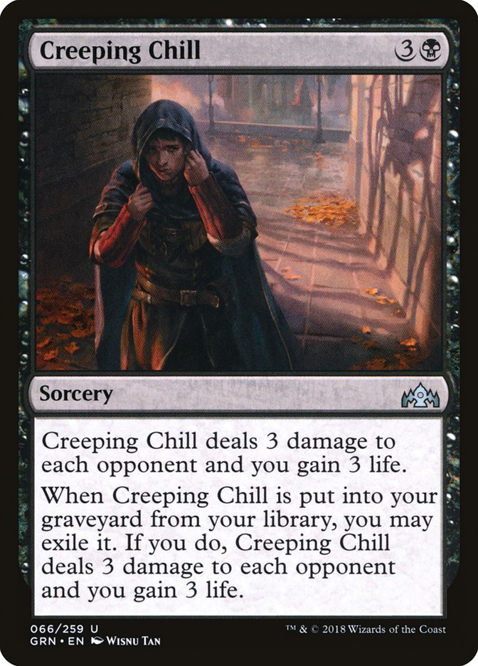 Creeping Chill 66/259 (Guilds of Ravnica)  - Foil | Good Games North