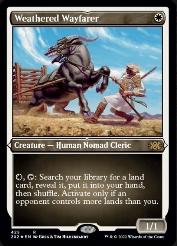 Weathered Wayfarer (Foil Etched) [Double Masters 2022] | Good Games North