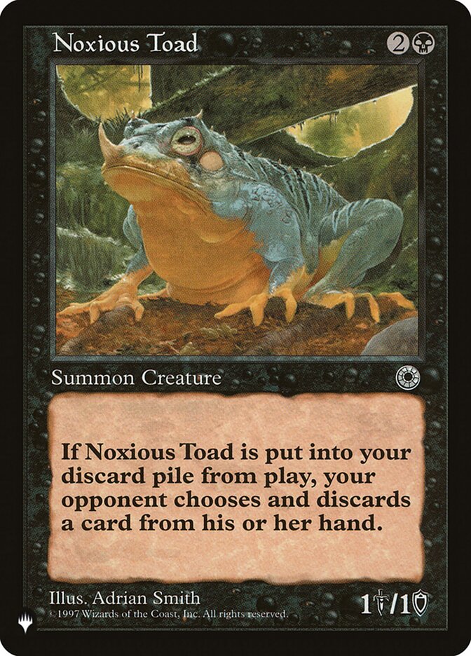 Noxious Toad [The List] | Good Games North