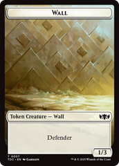 Insect (0023) // Wall Double-Sided Token [Tarkir: Dragonstorm Commander Tokens] | Good Games North