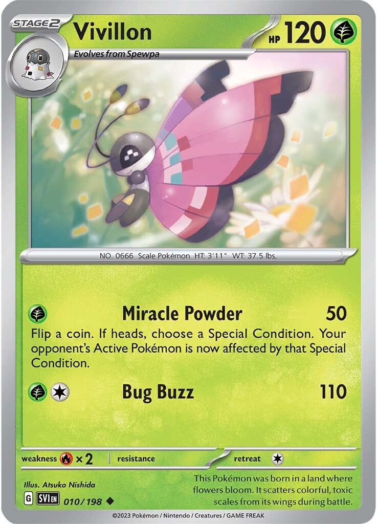 Vivillon (010/198) [Scarlet & Violet: Base Set] | Good Games North