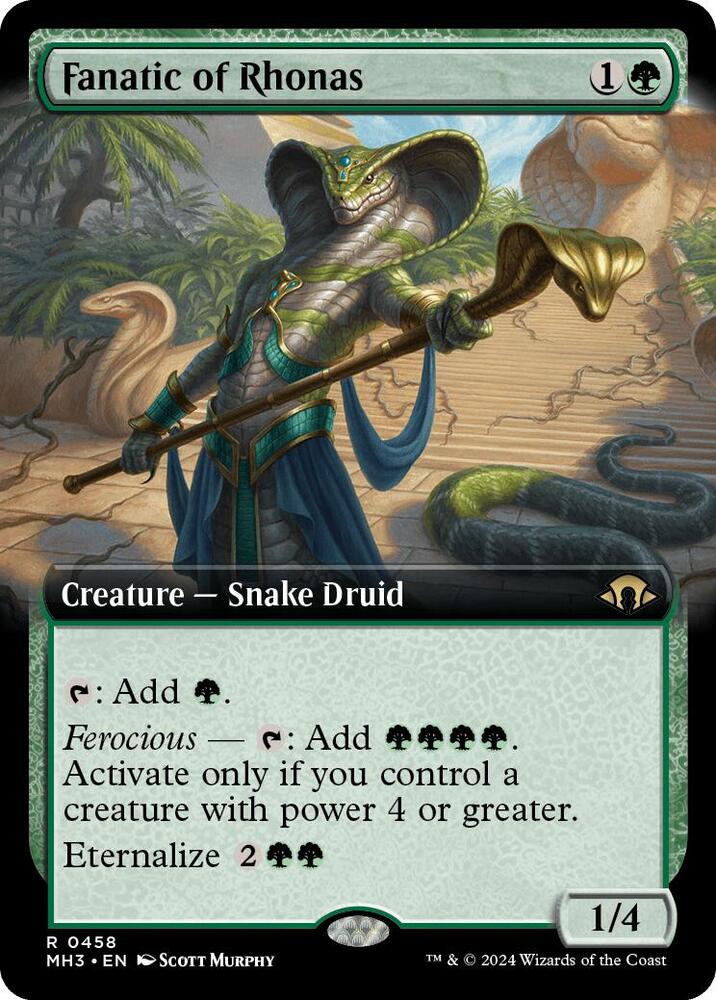 Fanatic of Rhonas Extended Art (Modern Horizons 3)  | Good Games North