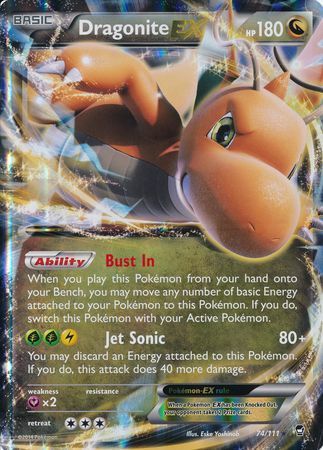 Dragonite EX (74/111) (Jumbo Card) [XY: Furious Fists] | Good Games North