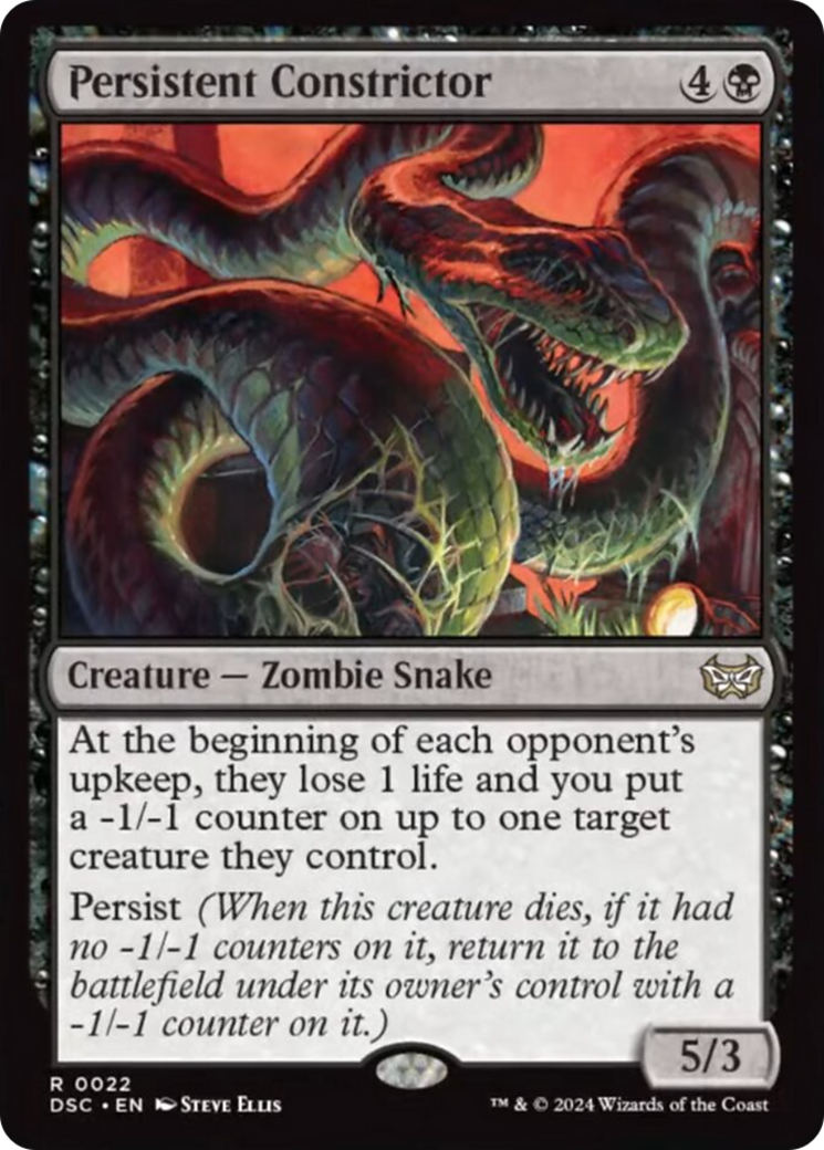 Persistent Constrictor [Duskmourn: House of Horror Commander] | Good Games North