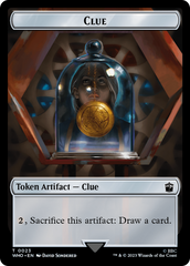 Human (0005) // Clue (0023) Double-Sided Token [Doctor Who Tokens] | Good Games North