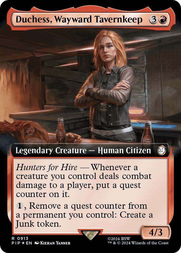 Duchess, Wayward Tavernkeep 913/326 (Universes Beyond: Fallout)  - Extended Art Surge Foil | Good Games North
