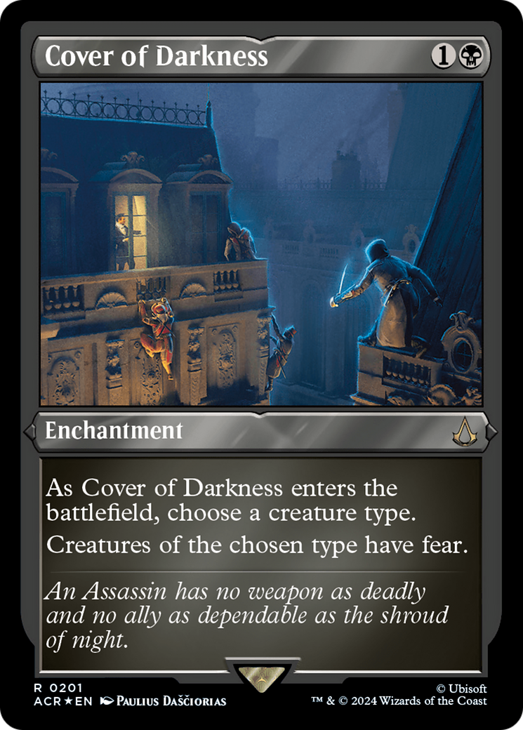 Cover of Darkness (Foil Etched) [Assassin's Creed] | Good Games North
