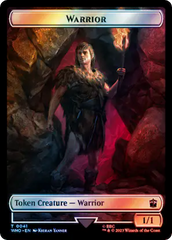 Warrior // Treasure (0061) Double-Sided Token (Surge Foil) [Doctor Who Tokens] | Good Games North