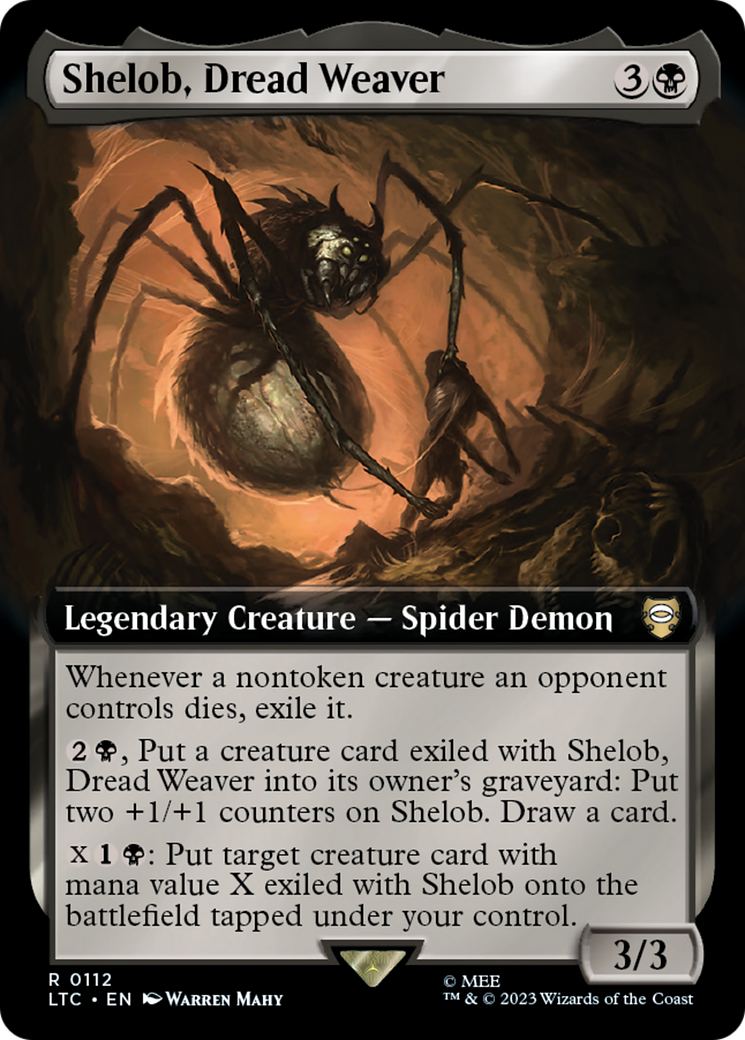 Shelob, Dread Weaver (Extended Art) [The Lord of the Rings: Tales of Middle-Earth Commander] | Good Games North