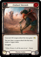 Outland Skirmish (Red) [EVR066] (Everfest)  1st Edition Rainbow Foil | Good Games North