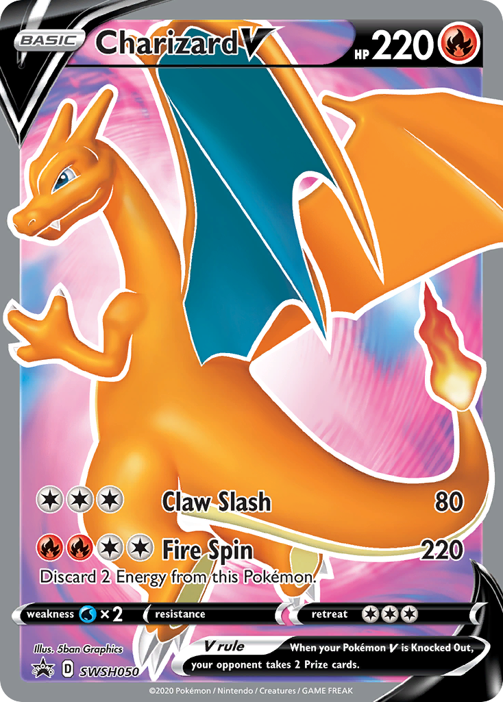 Charizard V (SWSH050) [Sword & Shield: Black Star Promos] | Good Games North