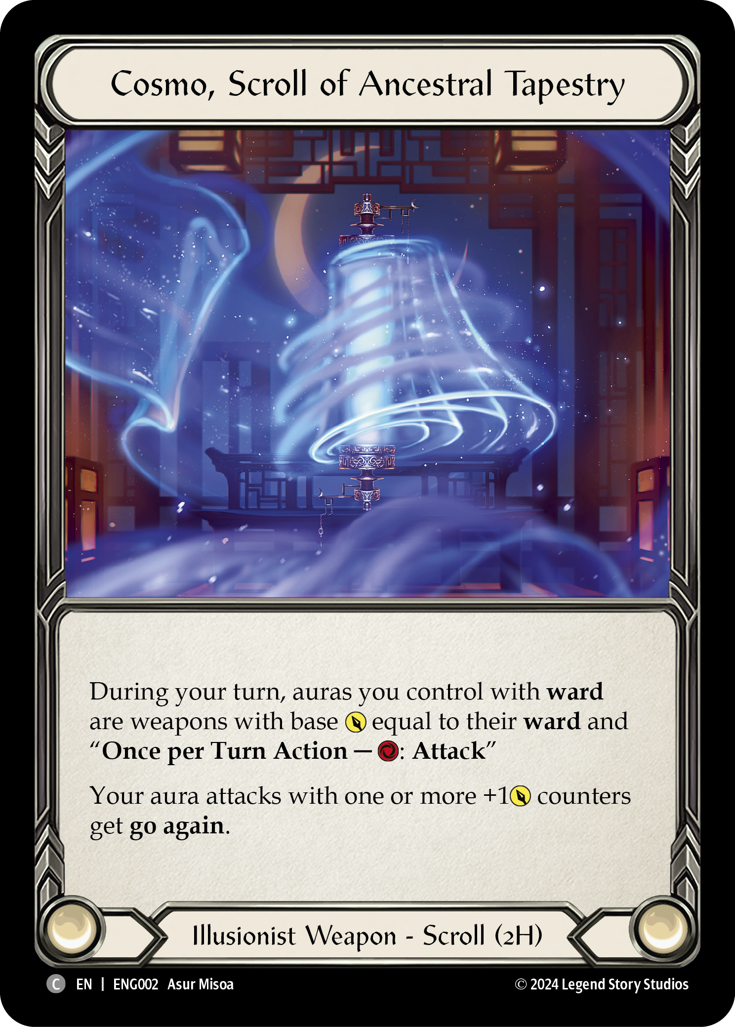 Cosmo, Scroll of Ancestral Tapestry [ENG002] (Part the Mistveil Enigma Blitz Deck) | Good Games North