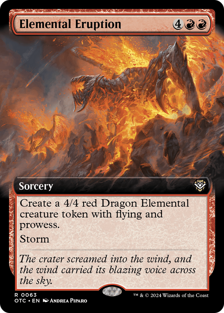Elemental Eruption (Extended Art) [Outlaws of Thunder Junction Commander] | Good Games North