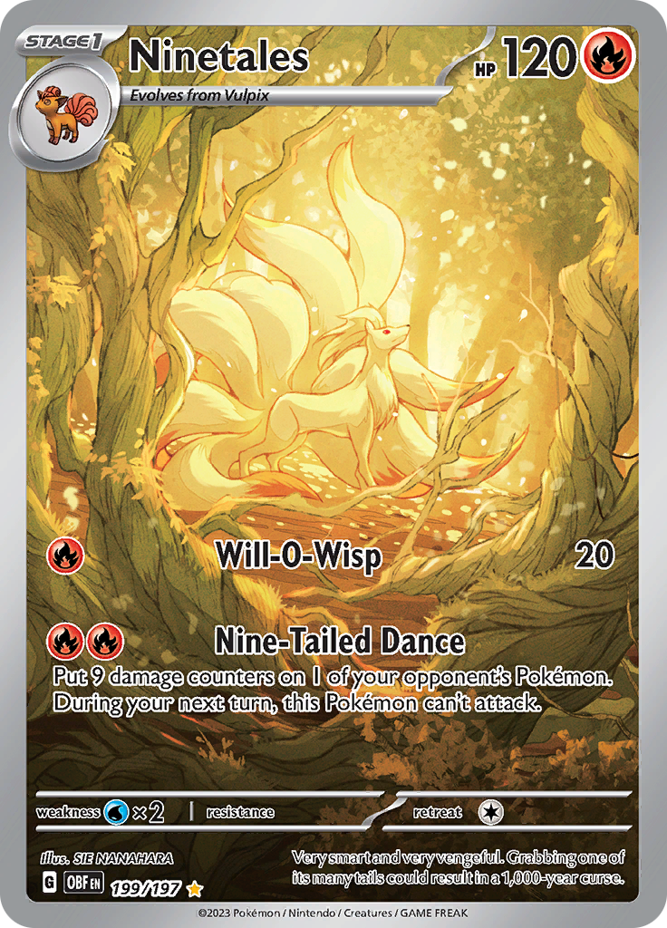 Ninetales (199/197) [Scarlet & Violet: Obsidian Flames] | Good Games North