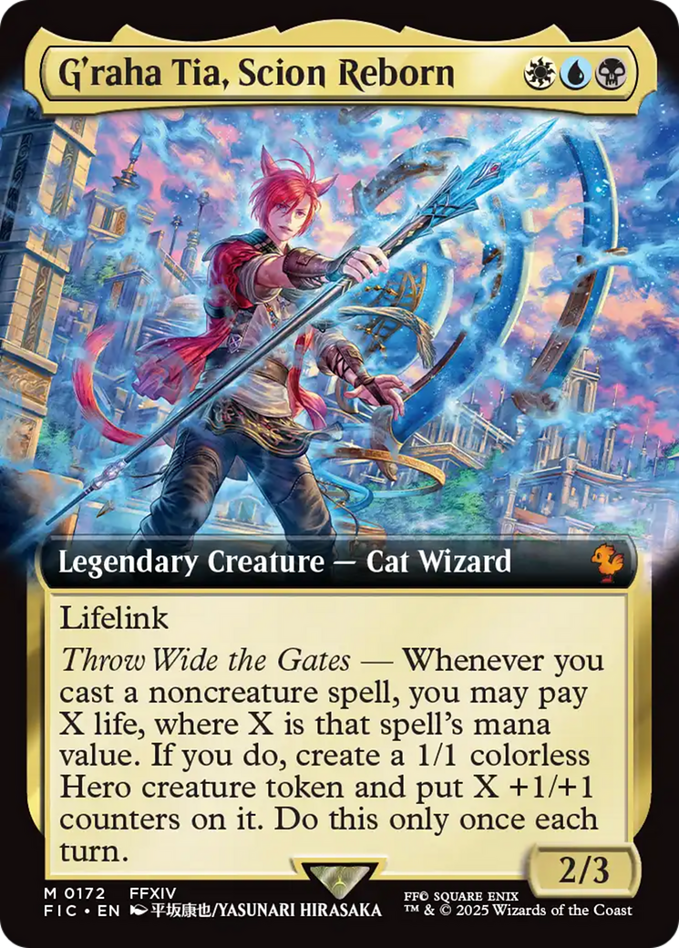 G'raha Tia, Scion Reborn (Extended Art) [FINAL FANTASY Commander] | Good Games North